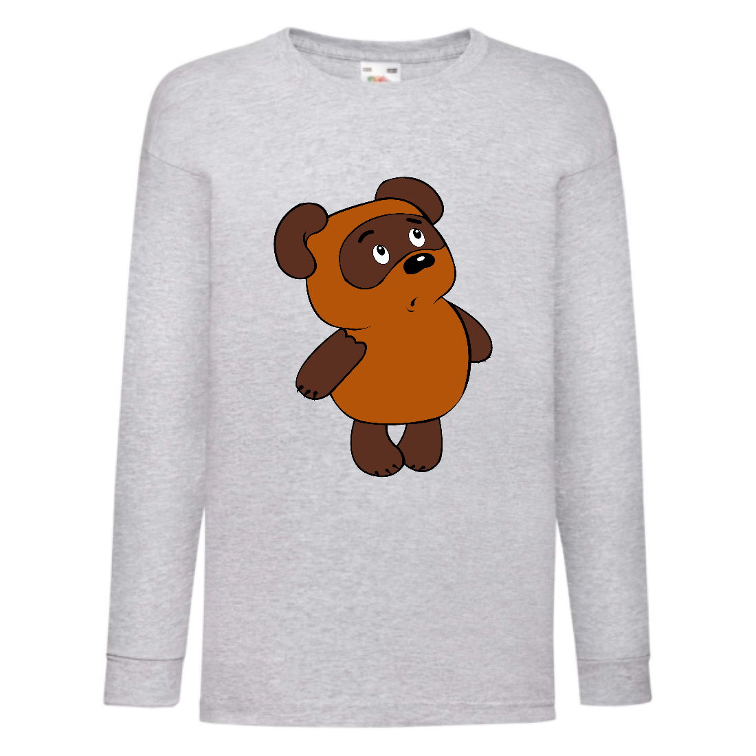 

Лонгслив реглан Винни Пух 008 (Winnie Pooh) серый (WP gr 008) 128 см