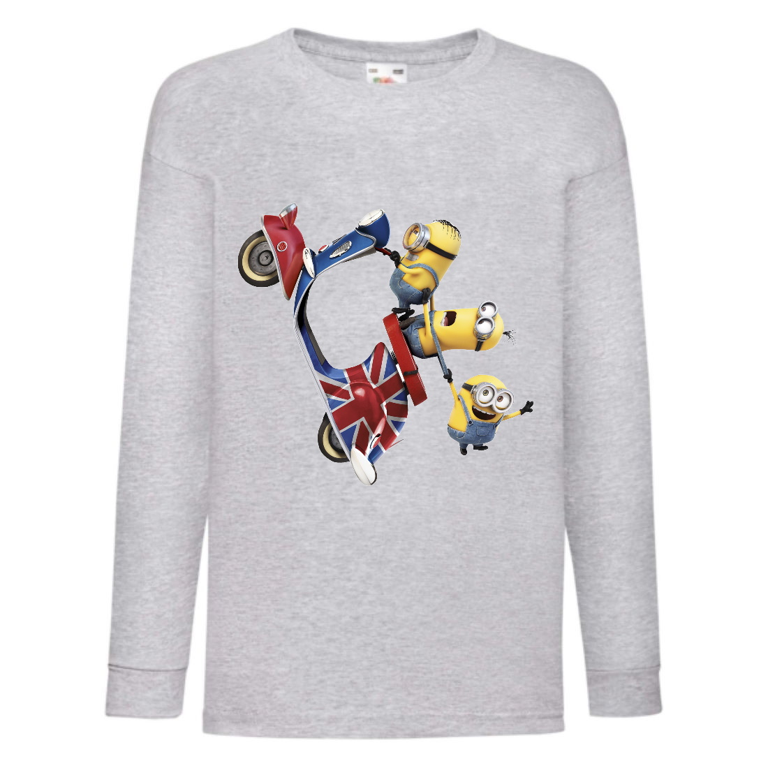 

Лонгслив реглан Миньоны 5 (Minions) серый (MS gr 005) 128 см