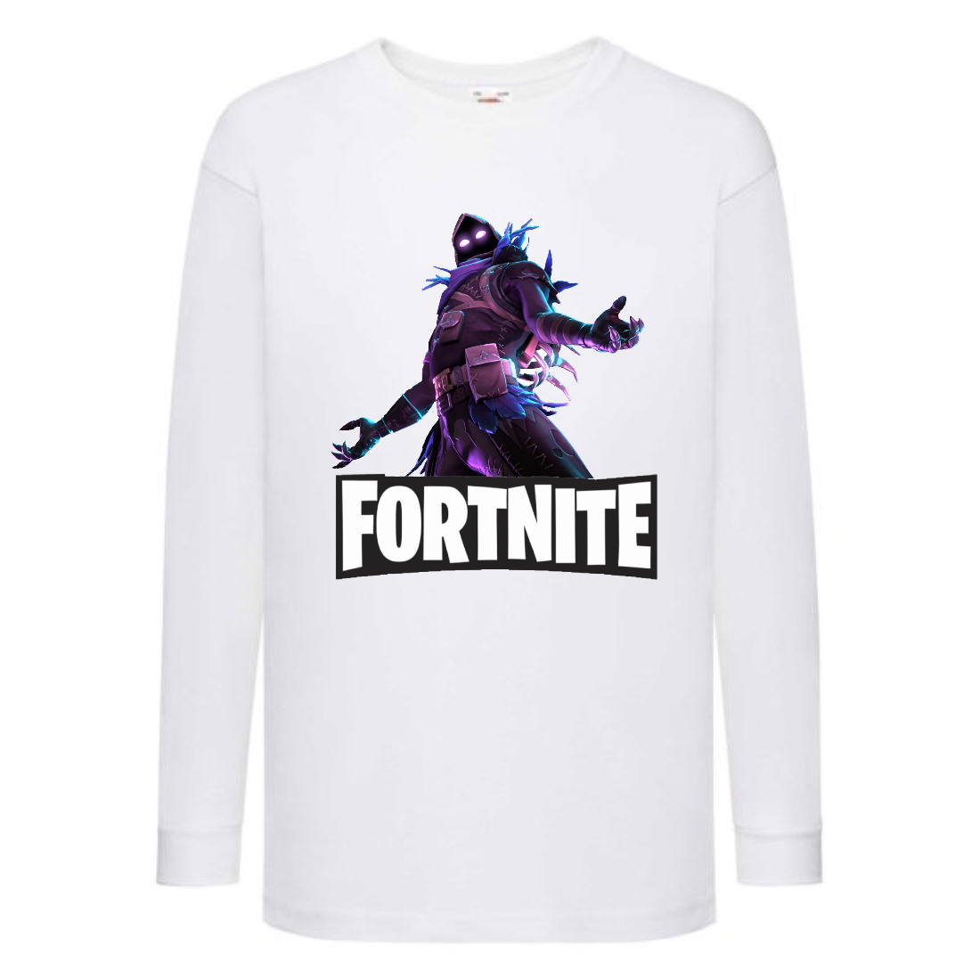 

Лонгслив реглан Фортнайт (Fortnite) белый (FRN wh 01) 152 см