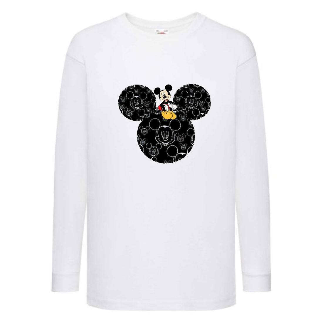 

Лонгслив реглан Микки Маус 008 (Mickey Mouse) белый (MMS wh 008) 140 см