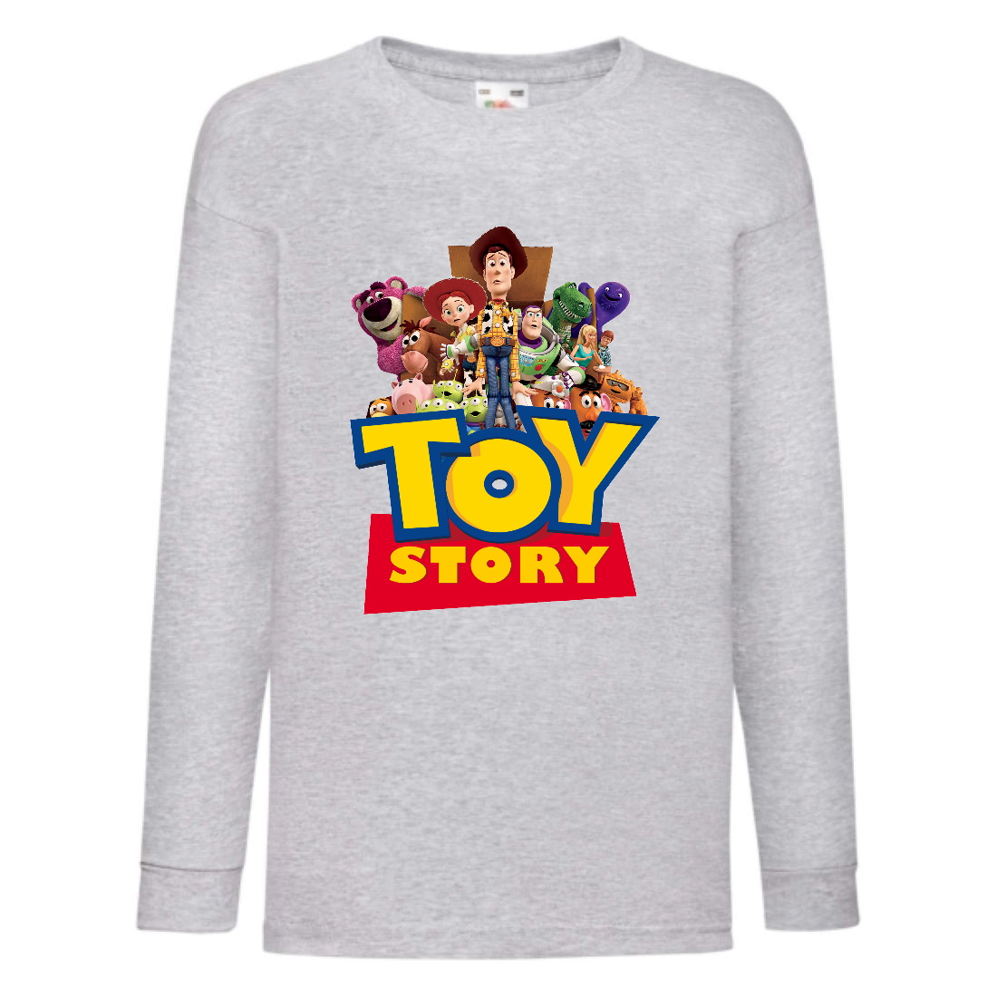 

Лонгслив реглан Истории игрушек (Toy Story) серый (TST gr 01) 128 см