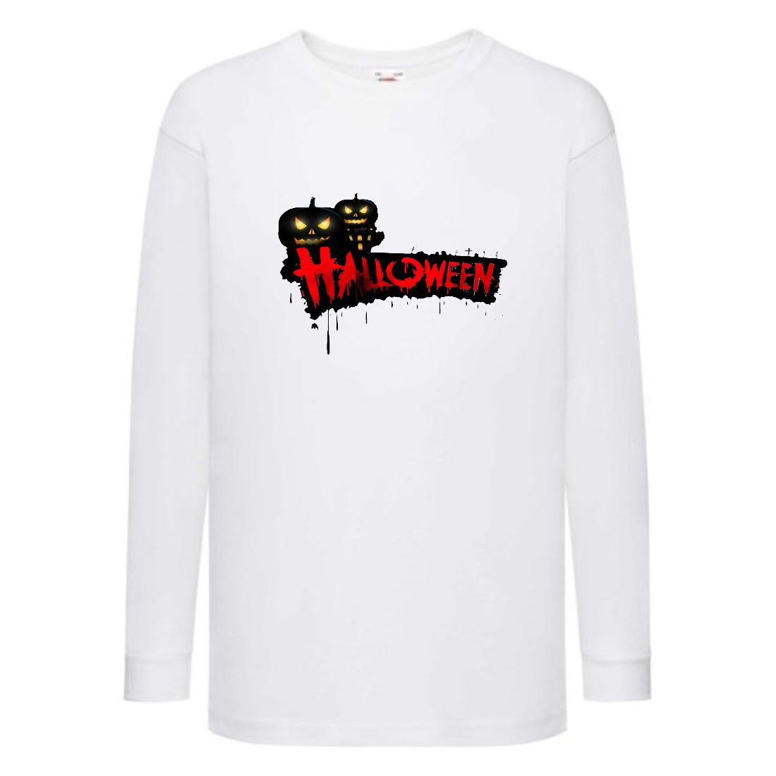 

Лонгслив реглан Хелловин 0014 (Halloween) белый (HAL wh 0014) 128 см