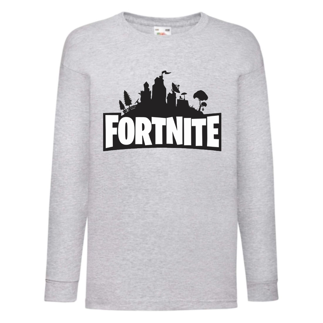 

Лонгслив реглан Фортнайт 2 (Fortnite) серый (FRN gr 02) 128 см