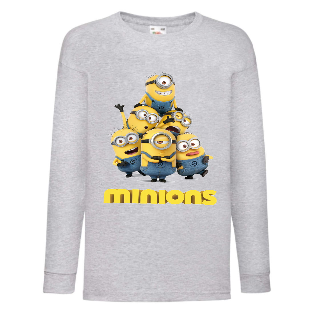 

Лонгслив реглан Миньоны 3 (Minions) серый (MS gr 003) 140 см