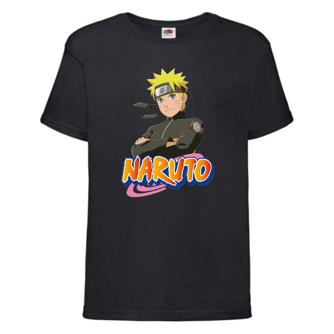 

Футболка детская Наруто 035 (Naruto) черная (NAR blc 035) 116 см