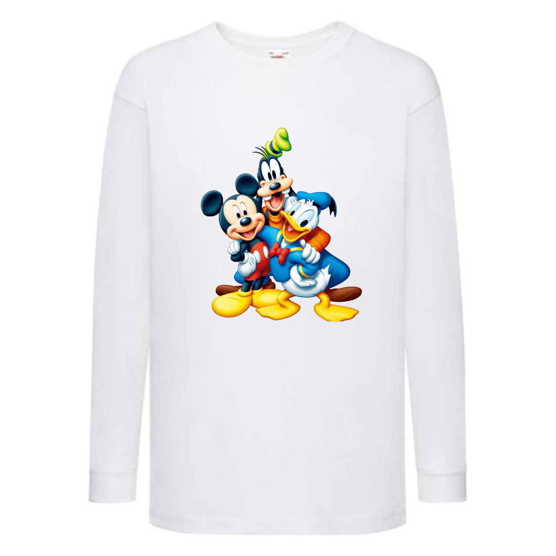 

Лонгслив реглан Микки Маус 002 (Mickey Mouse) белый (MMS wh 002) 140 см