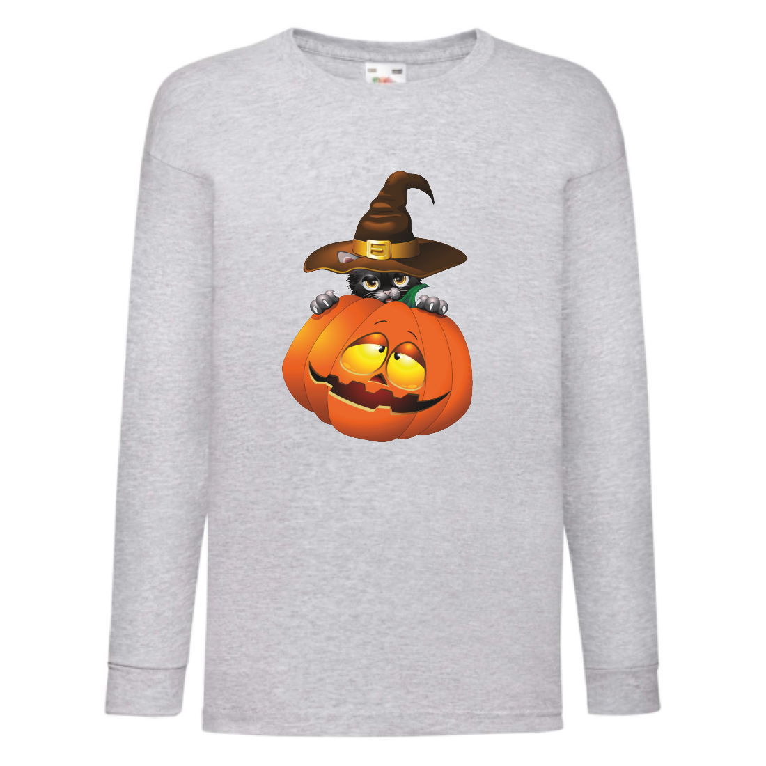 

Лонгслив реглан Хелловин 0001 (Halloween) серый (HAL gr 0001) 104 см