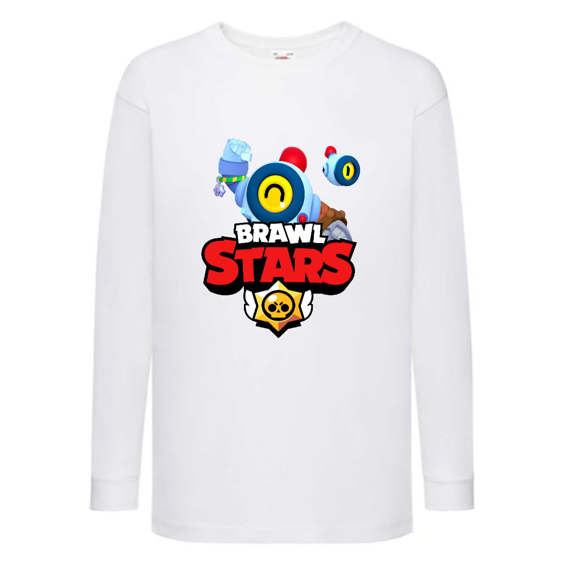 

Лонгслив реглан Бравл Старс Нани (Brawl Stars) белая (BRST wh 6) 140 см