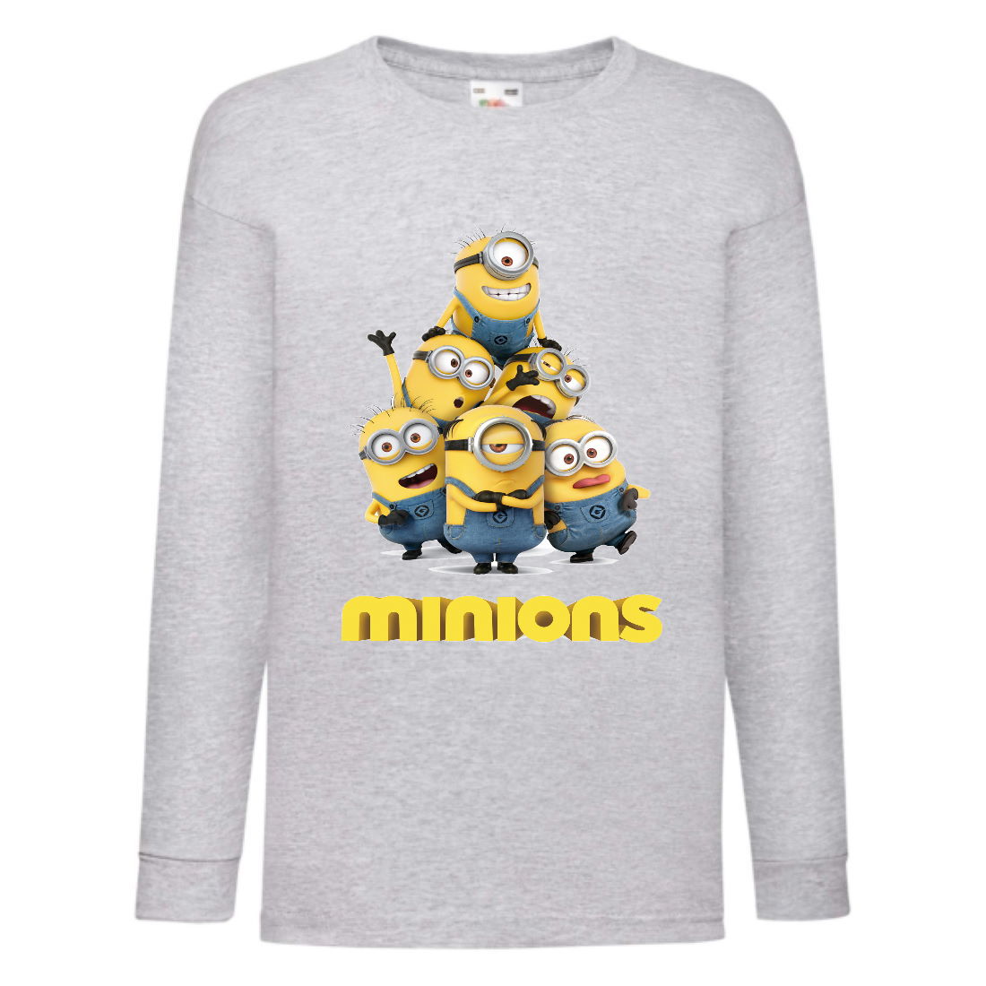 

Лонгслив реглан Миньоны 02 (Minions) серый (MS gr 02) 128 см