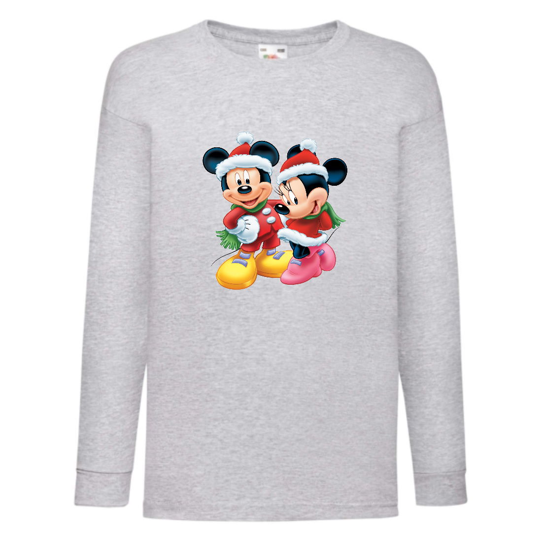

Лонгслив реглан Микки Маус 009 (Mickey Mouse) серый (MMS gr 009) 116 см