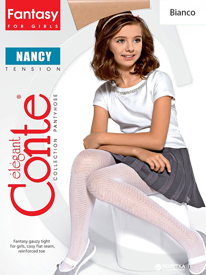 

Колготки Conte Nancy 116-122 см Bianco