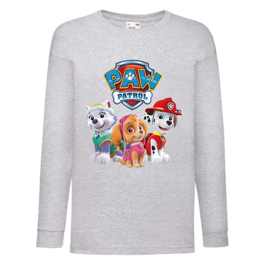 

Лонгслив реглан Щенячий патруль 14 (Paw Patrol) серый (PWP gr 005) 116 см