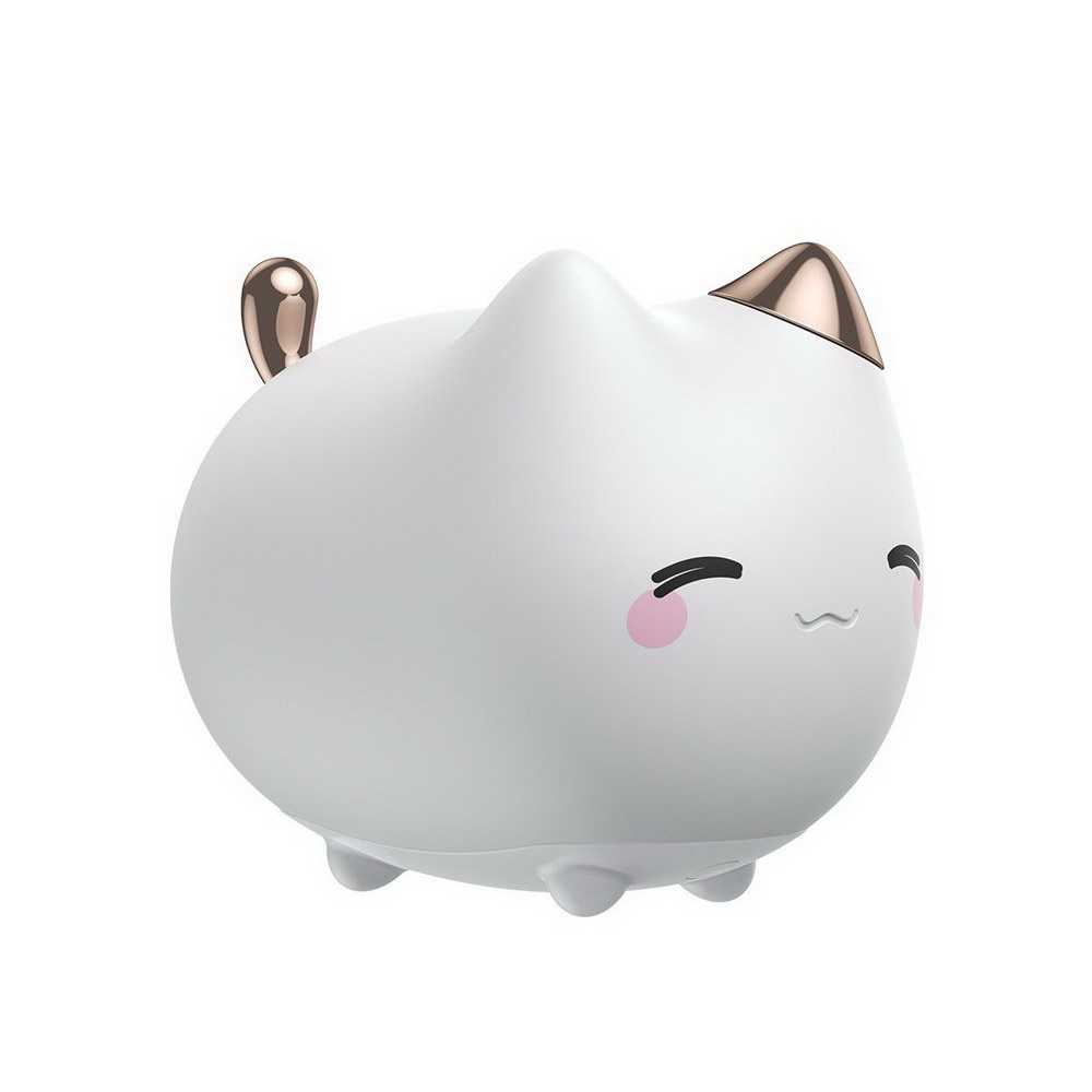 

Ночник Baseus Cute Series Kitty Silicone Night Light White (DGAM-A02)