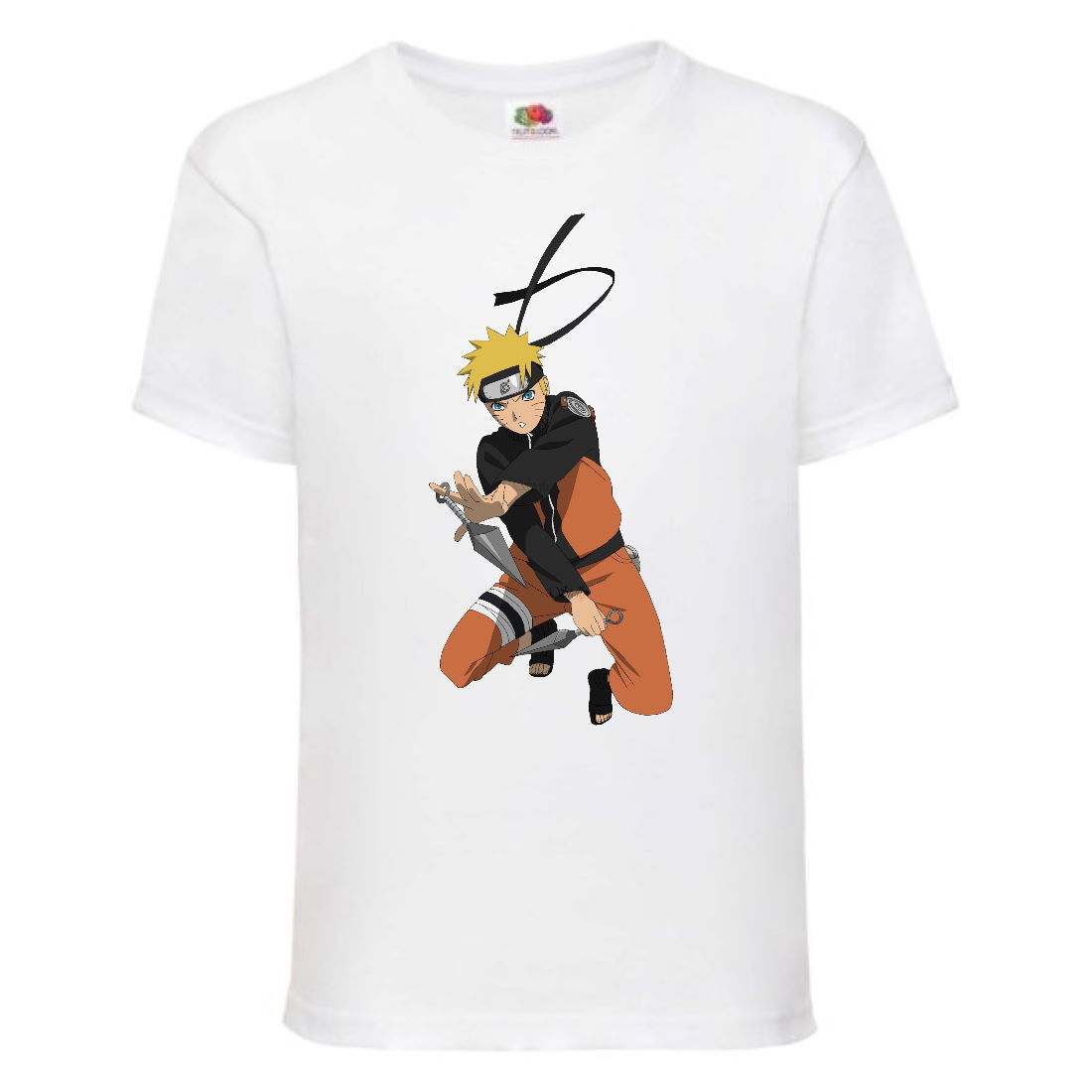 

Футболка детская Наруто 047 (Naruto) белая (NAR wh 047) 116 см