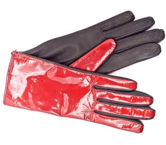 

Перчатки женские кожаные Alpa Gloves красные лаковые 2072 размер 7,5