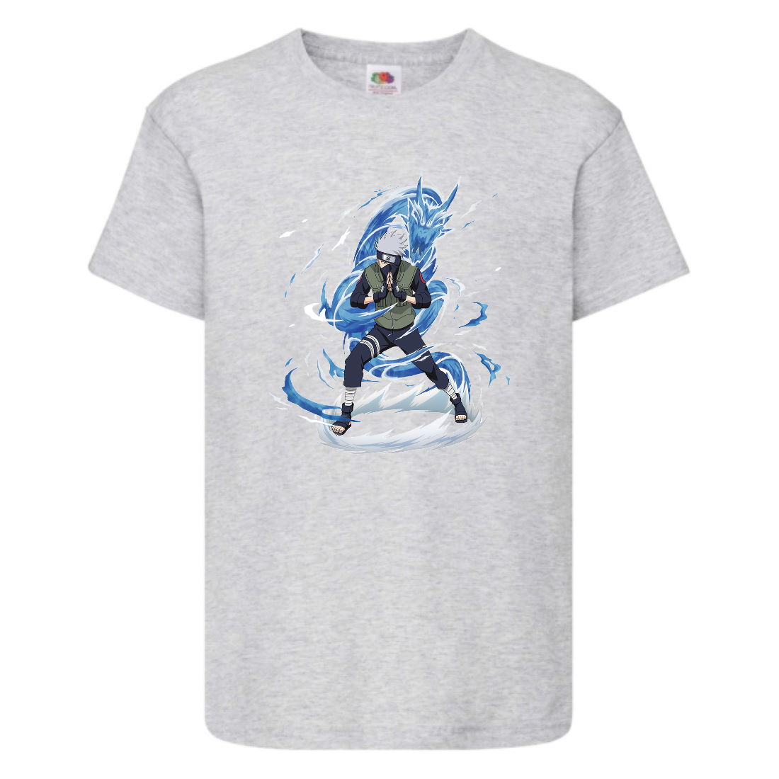 

Футболка детская Наруто 057 (Naruto) серая (NAR gry 057) 116 см