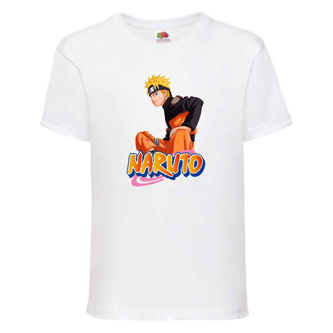 

Футболка детская Наруто 054 (Naruto) белая (NAR wh 054) 116 см