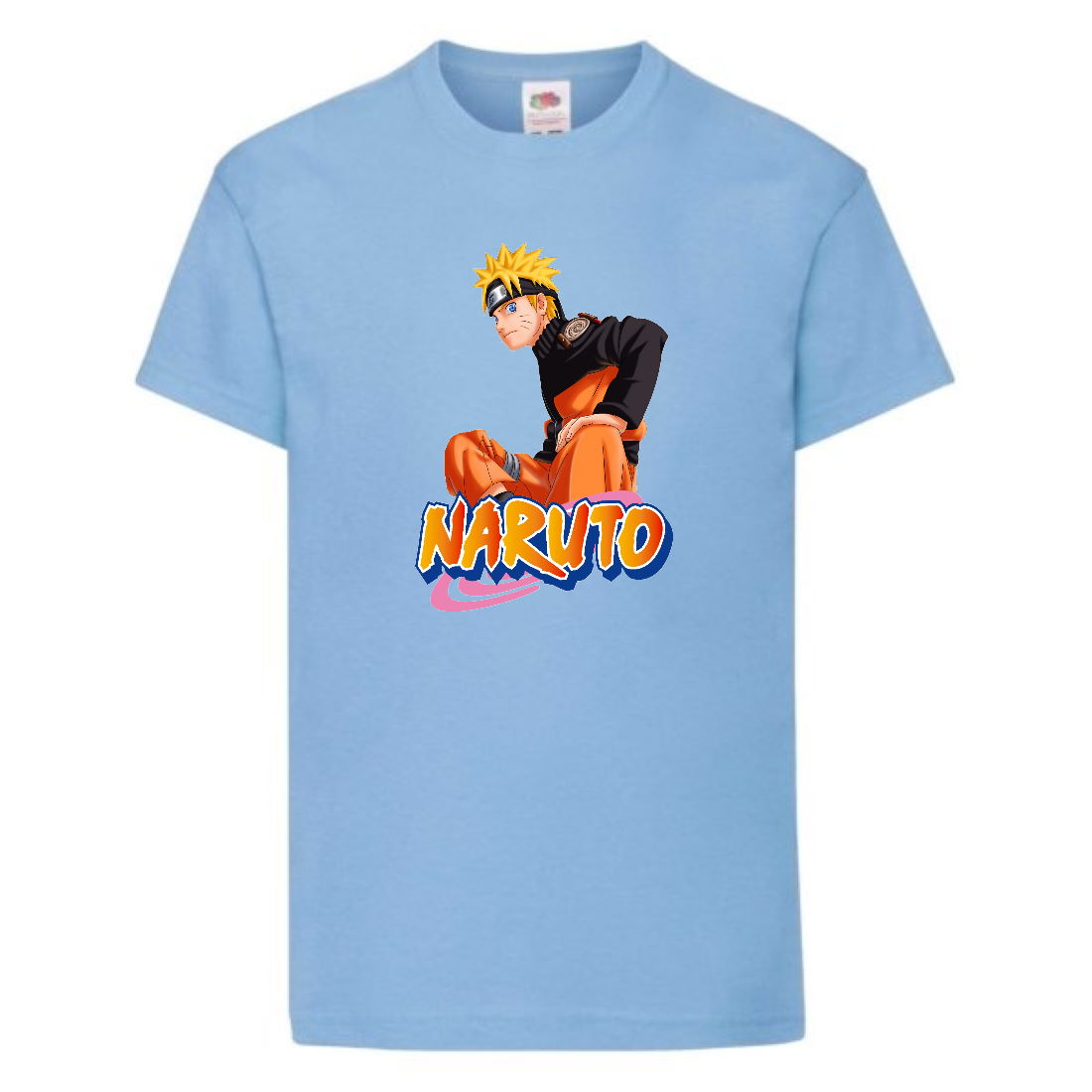 

Футболка детская Наруто 054 (Naruto) светлоголубая (NAR llbl 054) 116 см
