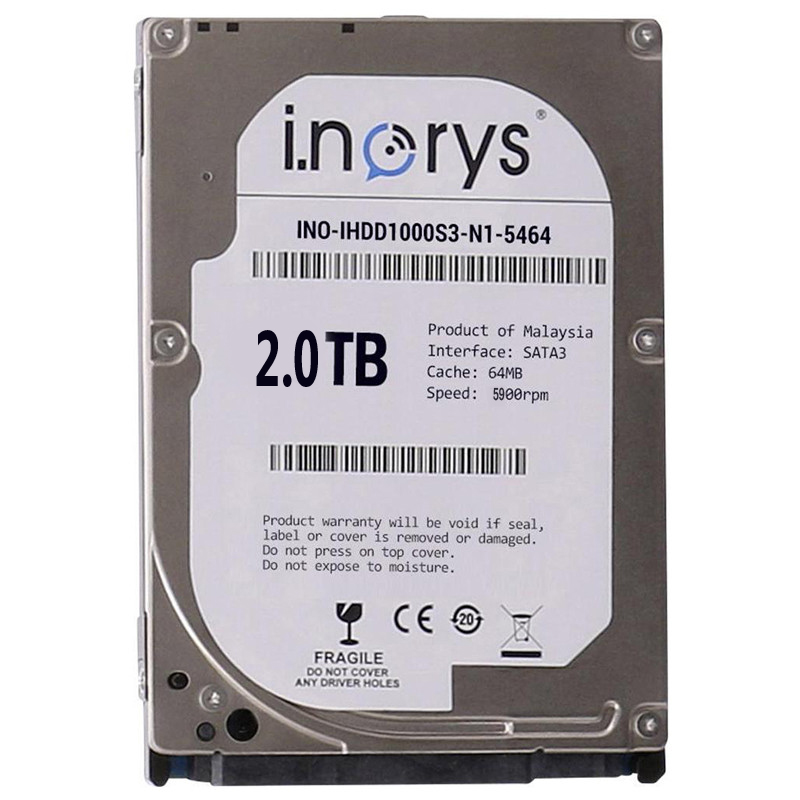 

Жесткий диск i.norys 2.0TB 5900rpm 64MB (TP53245B002000A) 3.5" SATA III