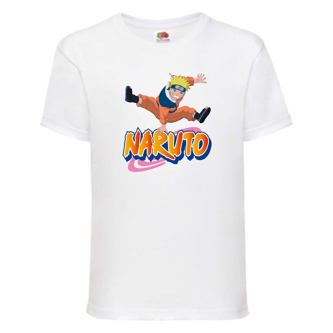 

Футболка детская Наруто 037 (Naruto) белая (NAR wh 037) 116 см