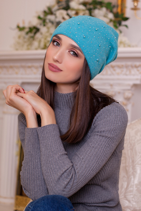 

Шапка «Валенсия» Braxton 26024023 56-59 см бирюзовый 4568 56-59