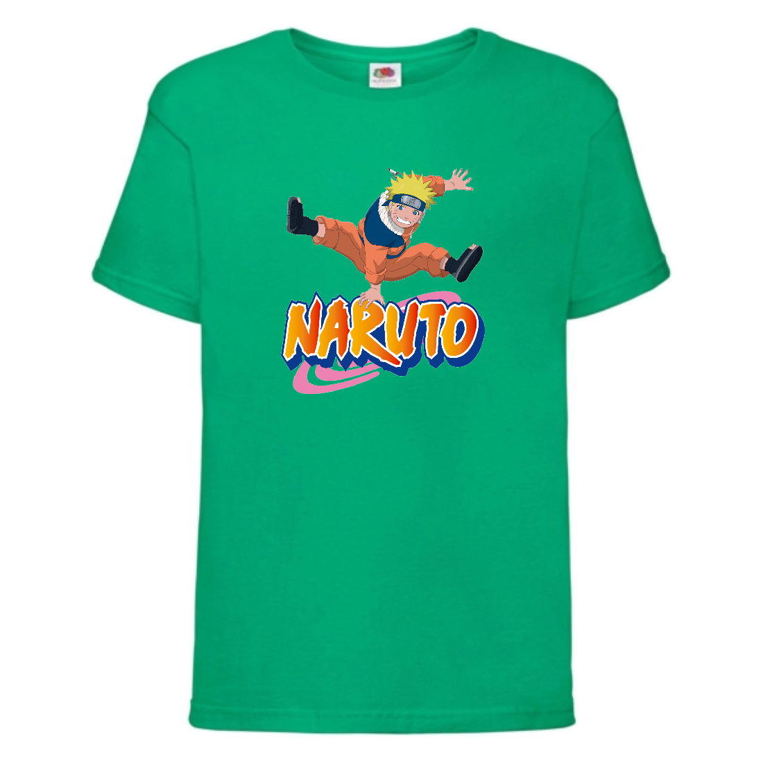 

Футболка детская Наруто 037 (Naruto) зеленая (NAR grn 037) 116 см