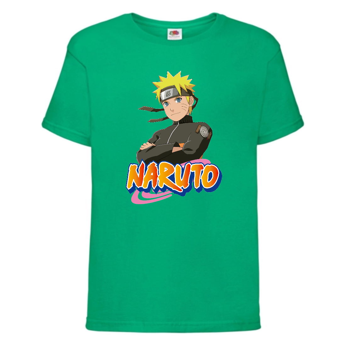 

Футболка детская Наруто 035 (Naruto) зеленая (NAR grn 035) 116 см