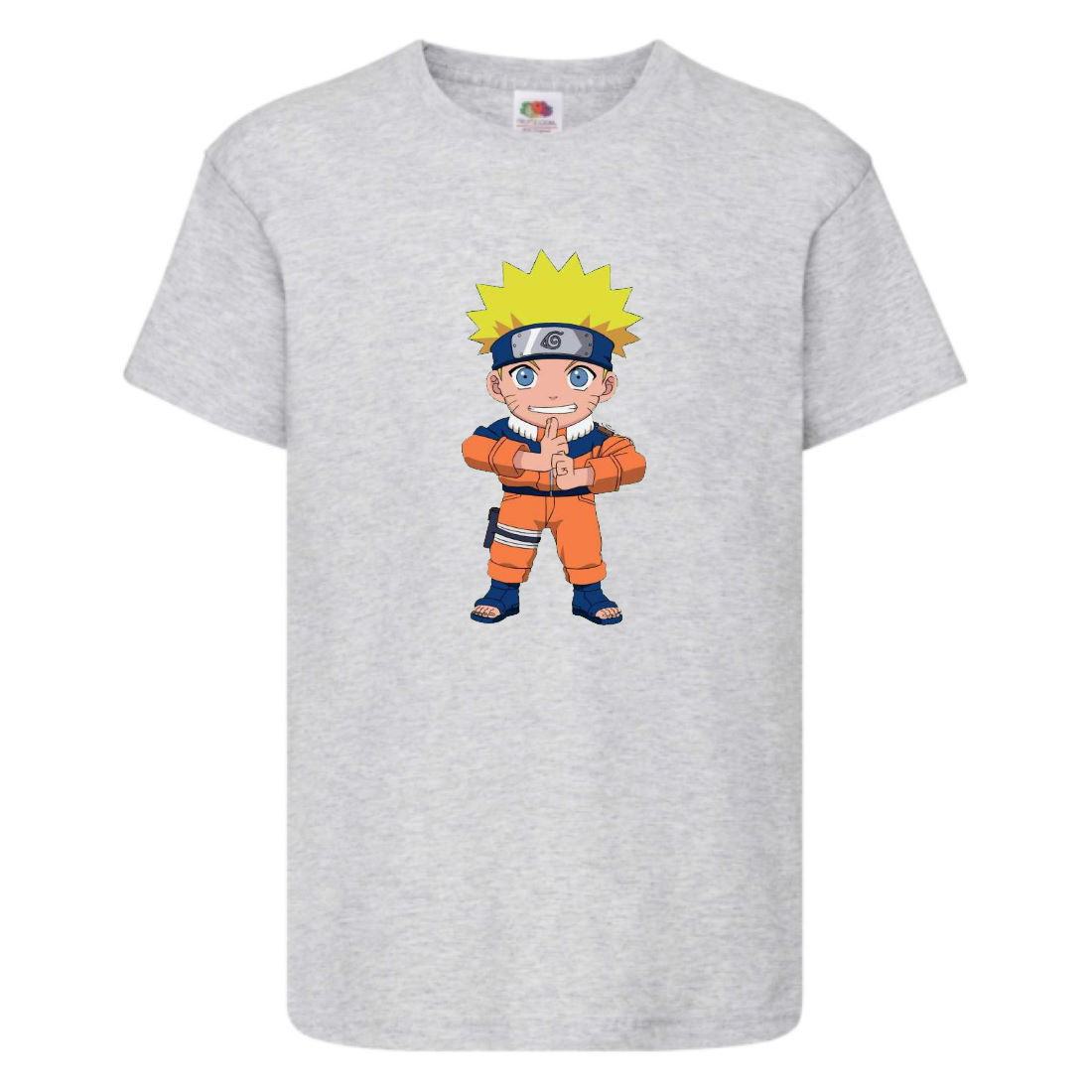 

Футболка детская Наруто 060 (Naruto) серая (NAR gry 060) 116 см