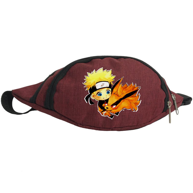 

Сумка Бананка на пояс Наруто (Naruto-03) Cappuccino Toys бордовая