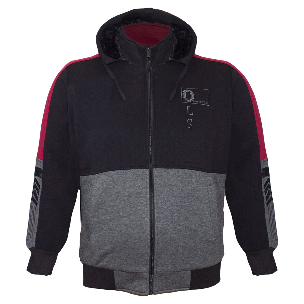 

Толстовка мужская OLSER ba00543551 () чёрный, Толстовка мужская OLSER ba00543551 (66) чёрный