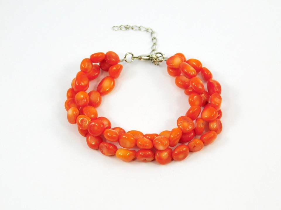 

Потрійний браслет з коралу 1Дизайн-Студія "FF" 11.01.16.236.9