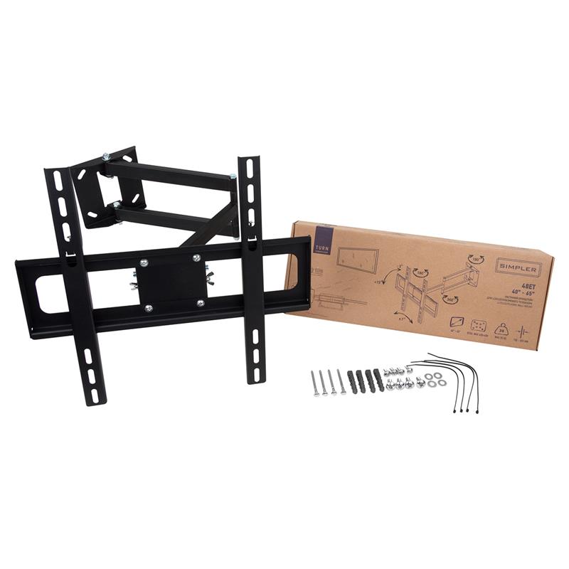 

Наклонно-поворотное крепление для ТВ Simpler от KSL , 40-65" (48ET)