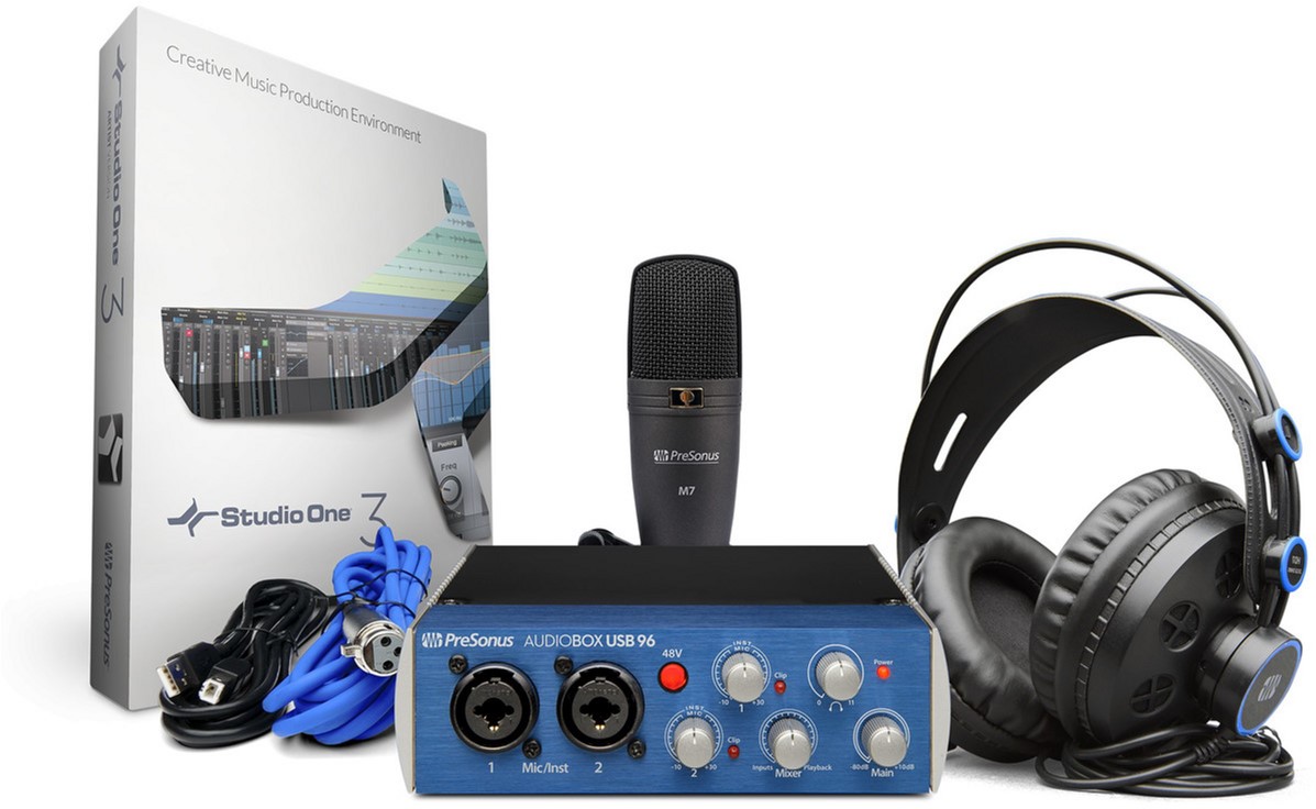 

Аудиоинтерфейс PreSonus AudioBox USB 96 Studio (226153)