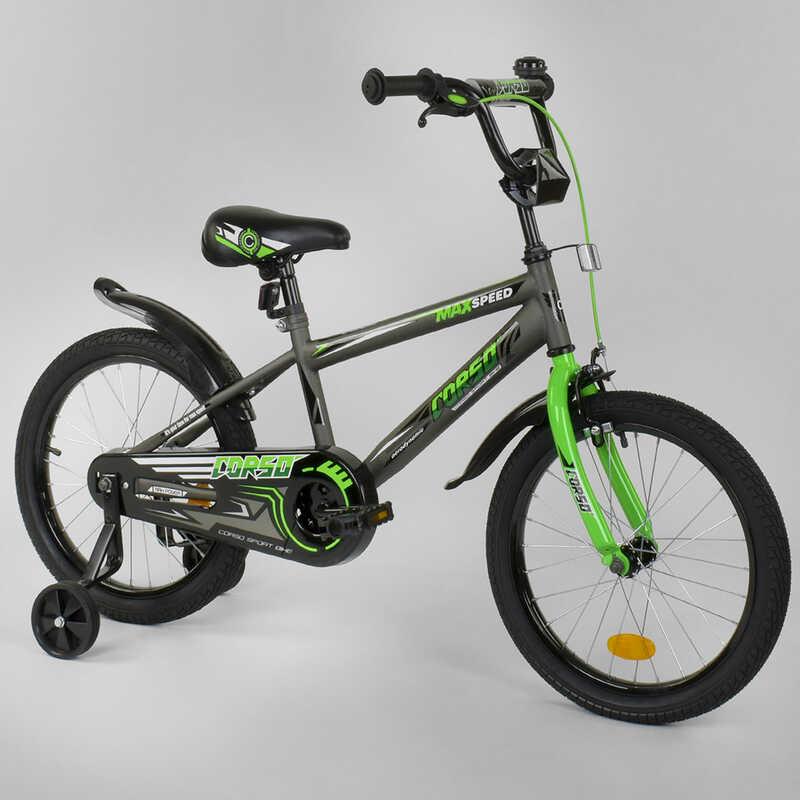

Велосипед 18" дюймов 2-х колёсный Corso EX-18 N 3305 Серый