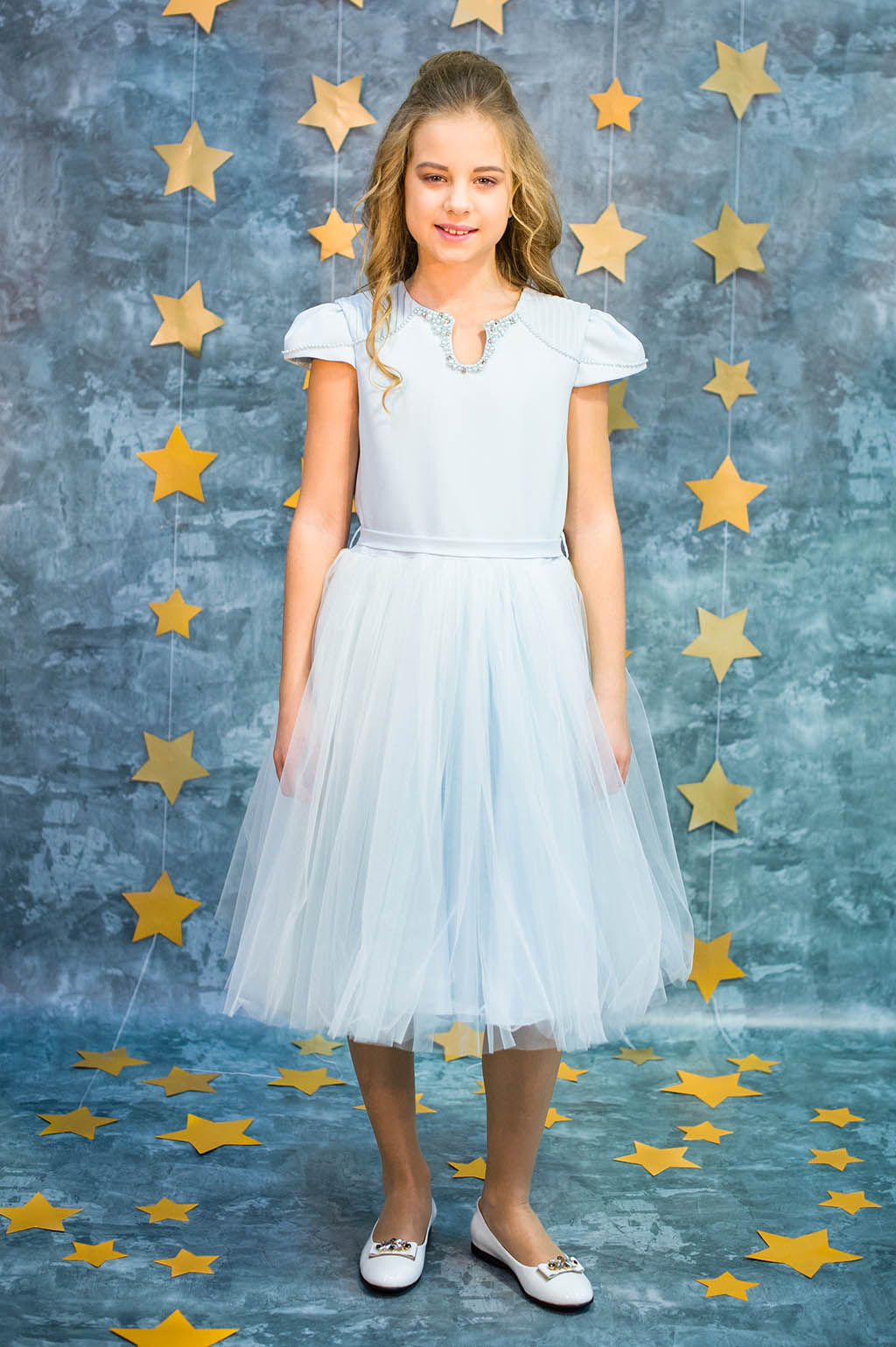 

Платье Beggi 158 см Голубой (2339997038184)