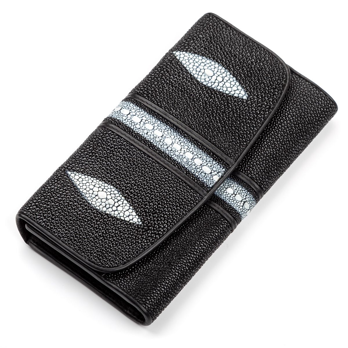 

Кошелёк STINGRAY LEATHER 18102 Кожа ската Черный