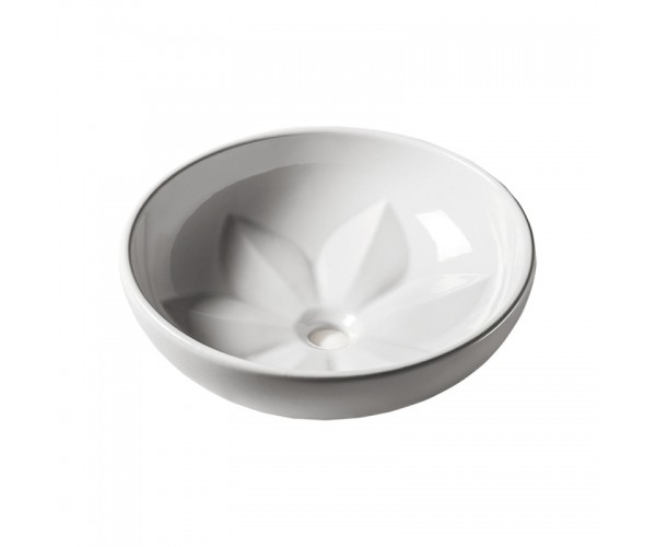 

Раковина Azzurra Fleur FLE200B1 shiny white