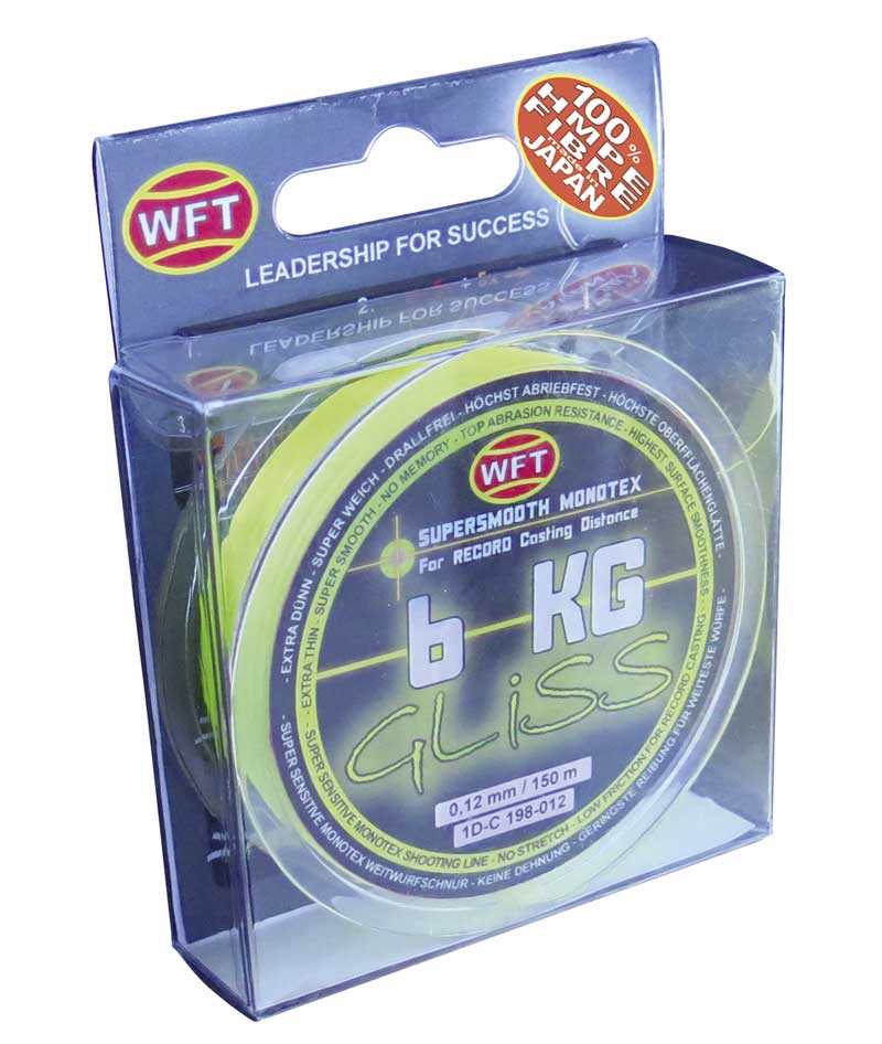 

Монотекстильний шнур WFT GLISS 6KG Monotex yellow 0.12mm 150m (1D-C 198-012)