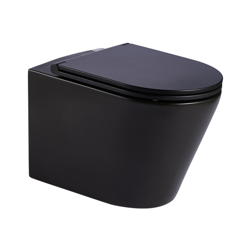 

Унитаз подвесной Qtap Scorpio безободковый с сидением Slim Soft-close QT1433053ERMB