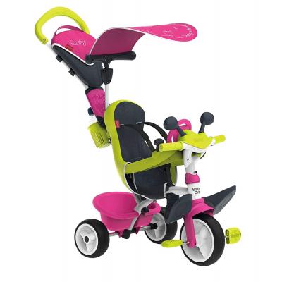 

Детский велосипед Smoby Беби Драйвер металлический с козырьком и (741201)