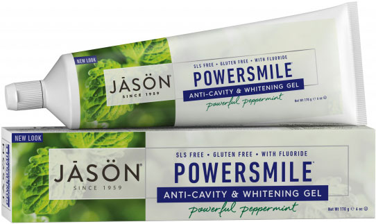 Акція на Гелевая зубная паста Jason отбеливающая Сила улыбки с коэнзимом Q10 170 г (078522015406) від Rozetka UA