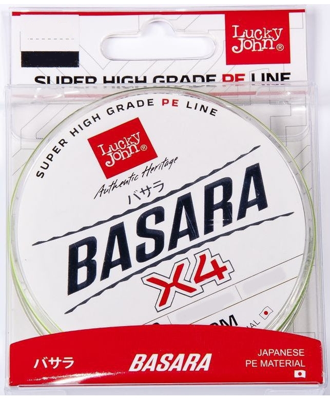 

Шнур Lucky John Basara Green Х4 125m #1.0/0.154mm 8.7kg (LJ4104-015)