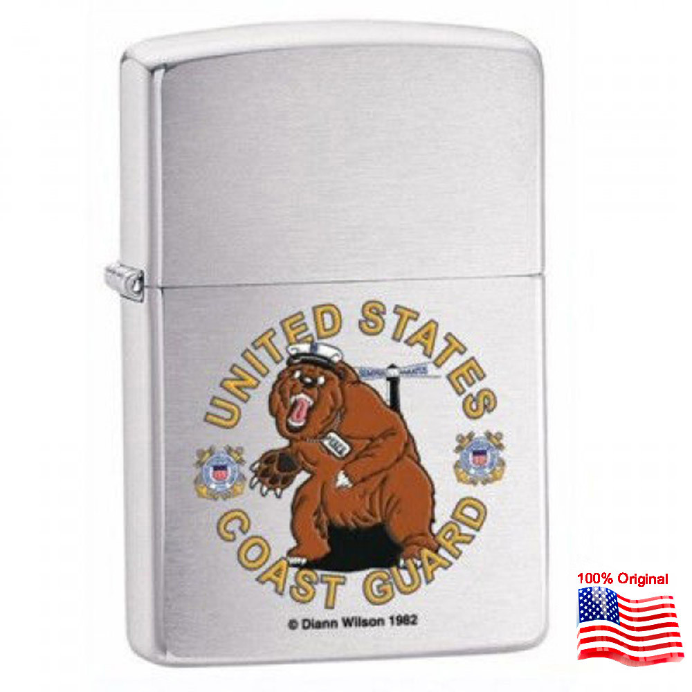 

Зажигалка Zippo 24531 US Coast Guard серая 24531