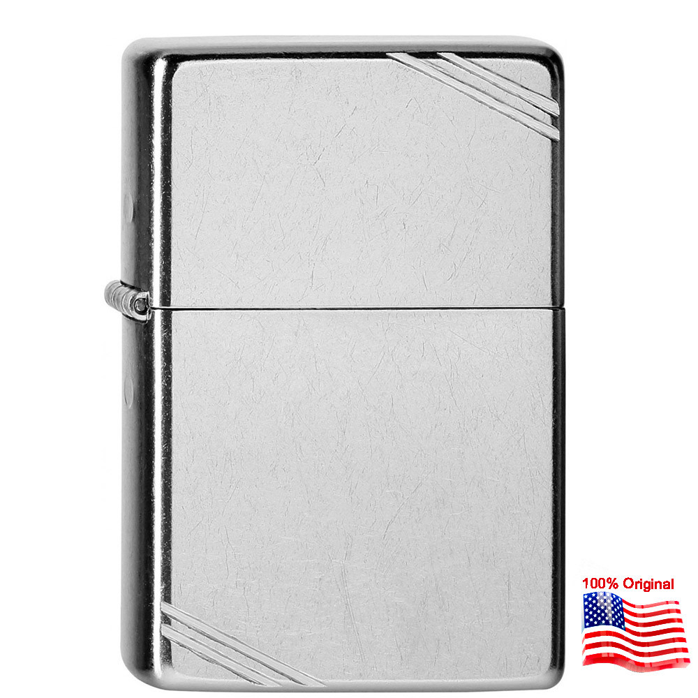 

Зажигалка Zippo 267 Vintage Street Chrome серая 267