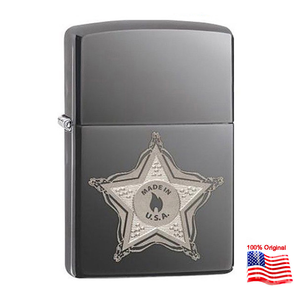 

Зажигалка Zippo 28360 SKULL BADGE черная 28360