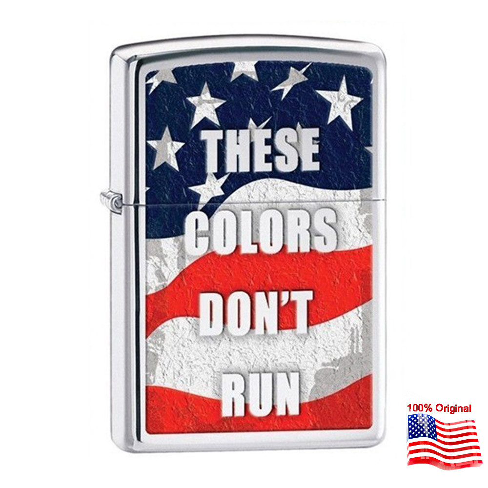 

Зажигалка Zippo 28292 THESE COLORS DONT RUN серая 28292