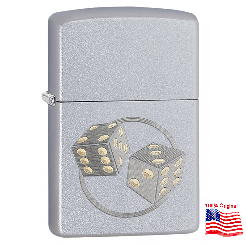 

Зажигалка Zippo 29412 Dice серая 29412