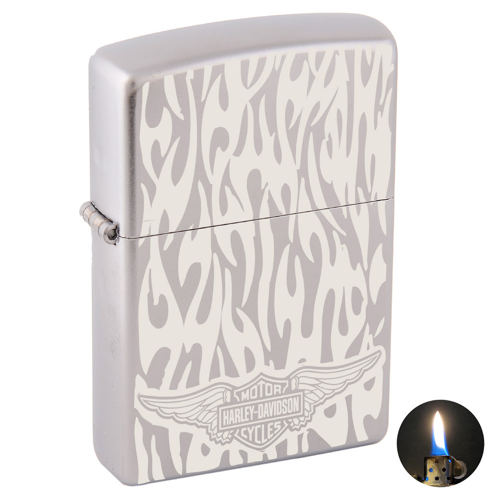 

Зажигалка Zippo 205 Satin Chrome серая 205506