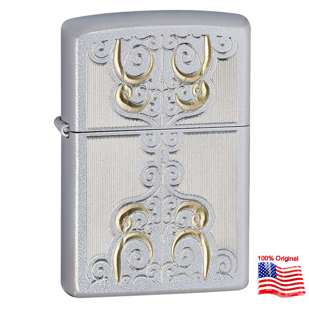 

Зажигалка Zippo 24906 Two-Tone Swirl серая 24906