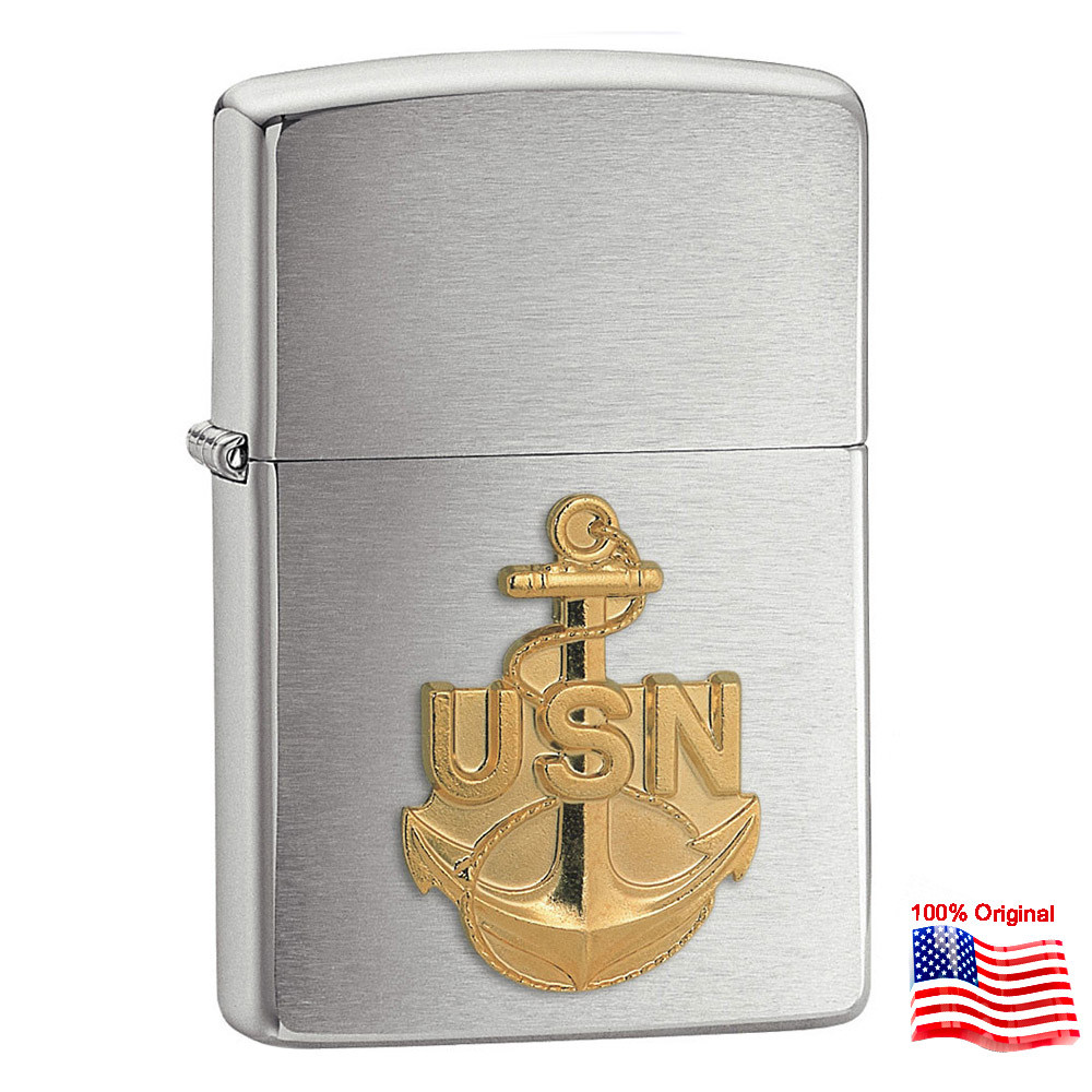 

Зажигалка Zippo 280ANC NAVY ANCHOR серая 2801143